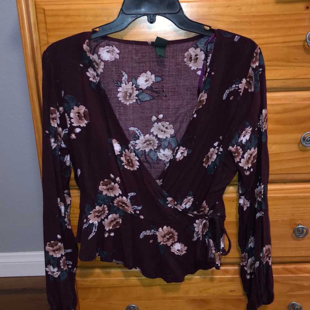 Floral crop top